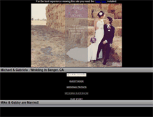 Tablet Screenshot of michaelandgabriela.erinjsaldana.com